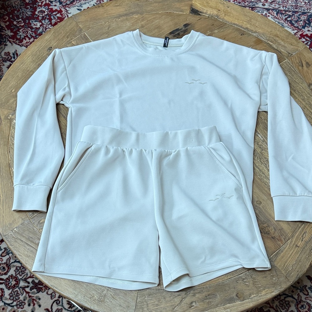 Lazypants sweat set with shorts